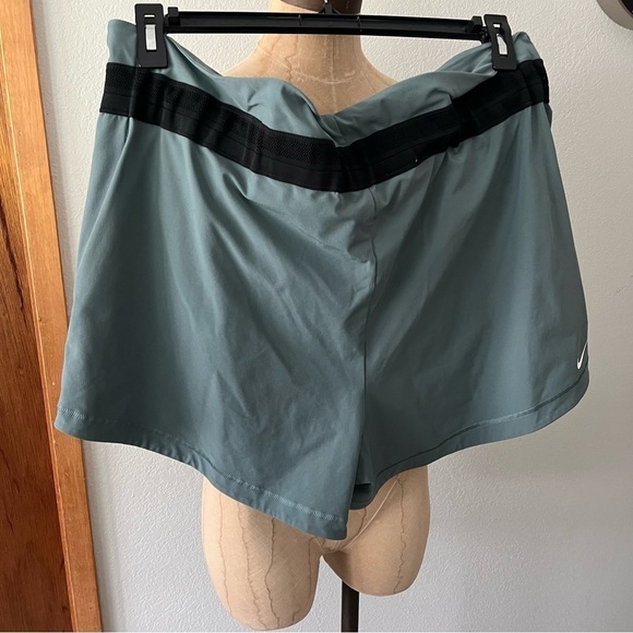 NIKE x Naomi Osaka sz L Utility Tennis Shorts Hasta Blue DH5197 Paper Bag  Waist - Picture 8 of 12